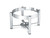 Vollrath 46114 Stainless Steel Mirror Intrigue Stand