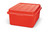 Vollrath 1500-C02 22 1/8" W x 15 5/8" D x 2 1/2" H Polyethylene Red Traex Color-Mate Snap-On Lid