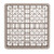 Vollrath TR9EE 19.75" W x 7.13" H (49) 2 7/16" Square Compartment Size with (2) Compartment Extenders Traex Full Size Glass / Stemware Rack