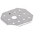 Vollrath 70600 Stainless Steel Standard Fits All 1/6 Half Long Super Pan 3 1/6 GN False Bottom