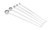 Vollrath 47027 1 Tsp. Type 304 18/8 Stainless Steel 14" Long Handle One-Piece Construction Measuring Spoon