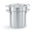 Vollrath 77070 7 Qt. Stainless Steel with 7.5 Qt. Pot Welded Loop Handles 7 Qt. Inset and Flat Solid Cover Double Boiler