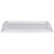 Vollrath 82095 Heavy Duty 18/8 Stainless Steel Satin Finish Rim Large Rectangular Serving Tray