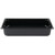 Vollrath 8004420 4" Deep Low-Temp Polycarbonate Black Plastic Super Pan 1/1 GN Food Pan
