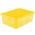 Vollrath 1507-C08 20"W x 15"D x 8" H Yellow Polyethylene Traex Color Mate Food Storage Box Combo Set
