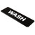 Vollrath 4526 3" x 9" White on Black Wash Sign