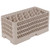 Vollrath HR1D1DDD 10" W x 19.75" D x 9.06" H Half Size 17 Compartments Co-Polymer Plastic Beige Traex Rack-Master Dishwasher Rack