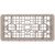 Vollrath HR1D1DDD 10" W x 19.75" D x 9.06" H Half Size 17 Compartments Co-Polymer Plastic Beige Traex Rack-Master Dishwasher Rack