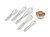 Vollrath 47258 16" Long All Stainless Steel Construction with Handle Length 4.63" Piano Whip