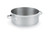 Vollrath 3304 9.5" W x 3.75" H x 9 1/2" Dia. 4 1/2 Qt. Capacity 18-10 Stainless Steel Centurion Casserole / Brazier Pan
