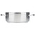 Vollrath 3304 9.5" W x 3.75" H x 9 1/2" Dia. 4 1/2 Qt. Capacity 18-10 Stainless Steel Centurion Casserole / Brazier Pan