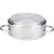 Vollrath 3304 9.5" W x 3.75" H x 9 1/2" Dia. 4 1/2 Qt. Capacity 18-10 Stainless Steel Centurion Casserole / Brazier Pan