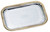 Vollrath 47260 Large Rectangular Chrome Plated Odyssey Serving Tray