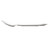 Vollrath 64405 13" L 16 Gauge Stainless Steel Patented Handle with Turn Down Design Satin Finish Slotted One-Piece Heavy Duty Basting Spoon