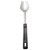 Vollrath 46948 13.75" L 2.25 Stainless Steel with Black Grip N' Serv Handle 3-Sided Solid Serving Spoon