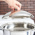 Vollrath 46535 4 Qt. Round Stainless Steel Cover for 46503 Orion