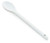 Vollrath 4689815 12" L Solid High Temp Nylon-White One-Piece Construction Prep Spoon