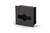Vollrath FMT-1 8 1/4" W x 3 1/2" D x 8" H Black ABS Plastic Flush Mounted Wax Tissue Dispenser