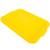 Vollrath 1522-C08 20"W x 15"D Yellow Plastic Traex Color Mate Food Storage Box Recessed Cover