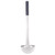 Vollrath 4980520 5 Oz. 18/8 Stainless Steel 11 Ga. 12-1/2" Grooved Hooked Black Kool-Touch One-Piece Heavy Duty Ladle