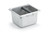 Vollrath E06064-KB 1.875 Qt. 4" W 22 Gauge Stainless Steel Rubber Coated Knock Bar Knock Box