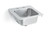 Vollrath 1554-C 15" W x 15" D 20/304 Stainless Steel Drop-In Underbar Sink