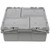 Vollrath 52649 20.125" L x 14.25" W x 4.625" D Gray Tote 'N Store Buffetware Box