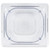 Vollrath 8066410 6" Deep Low-Temp Polycarbonate Clear Plastic Super Pan 1/6 GN Food Pan