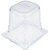 Vollrath 8066410 6" Deep Low-Temp Polycarbonate Clear Plastic Super Pan 1/6 GN Food Pan