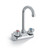 Vollrath 2613 4" Centers Splash-Mounted Gooseneck Faucet