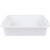 Vollrath 1511-C05 20" W x 15" D x 5" Deep White Plastic Perforated Traex Color Mate Drain Box