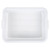 Vollrath 1511-C05 20" W x 15" D x 5" Deep White Plastic Perforated Traex Color Mate Drain Box
