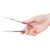Vollrath 4780680 6" Stainless Steel One-Piece Scalloped Teeth Springless Design Purple Ergonomic Antimicrobial Kool-Touch Handle Utility Tongs Warranty