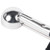 Vollrath 47377 1 7/8" Dia. 1.13 Oz. Size 30 Squeeze Handle Black Stainless Steel Plastic Handle Disher