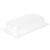 Vollrath 8032410 2.50" Deep Low-Temp Polycarbonate Clear Plastic Super Pan 1/3 GN Food Pan