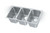 Vollrath 9103-1 14" W x 9" D x 9 3/4" H Three Compartment 20 Gauge Stainless Steel Weld-In / Undermount Sink