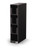 Vollrath CTL-3VS 5.5" W x 16" D x 24.75" H Black ABS Plastic Non-Skid Vertical Three-Pocket Lid & Straw Dispenser