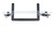 Vollrath MB60FLAT Iron Powder Coated Base Adjustable Flat Acrylic Panel 60" Mobile Countertop Breathguard