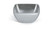 Vollrath 47683 166.4 Oz. Square Stainless Steel Double Wall Insulated Serving Bowl