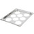 Vollrath 75072 8-Hole Stainless Steel Half Size Egg Poacher Plate for 75070