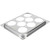 Vollrath 75072 8-Hole Stainless Steel Half Size Egg Poacher Plate for 75070