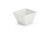 Vollrath V22201 0.63 Qt. White Small Square Melamine Bowl