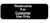 Vollrath 4525 3" x 9" White on Black Restrooms For Customer Use Only Sign