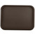 Vollrath 86121 14" x 18" Brown Rectangular Polypropylene Fast Food Tray