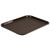 Vollrath 86121 14" x 18" Brown Rectangular Polypropylene Fast Food Tray