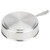 Vollrath 47745 3 Qt. Satin and Mirror Intrigue Stainless Steel Saute Pan