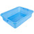 Vollrath 1501-C04 20"W x 15"D x 6" H Blue Polyethylene Traex Color Mate Food Storage Box Combo Set