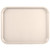 Vollrath 86106 10" x 14" Almond Rectangular Polypropylene Fast Food Tray