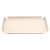 Vollrath 86106 10" x 14" Almond Rectangular Polypropylene Fast Food Tray