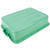 Vollrath 1511-C19 20" W x 15" D x 5" Deep Green Plastic Perforated Traex Color Mate Drain Box